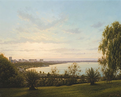 City Of Perth - Panorama From Kings Park, 1986