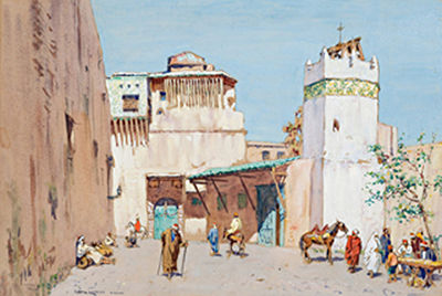 Street in Algiers by Lionel Arthur Lindsay - Auction record, sale price, and art valuation. Compare with similar artists and explore comparable artworks.