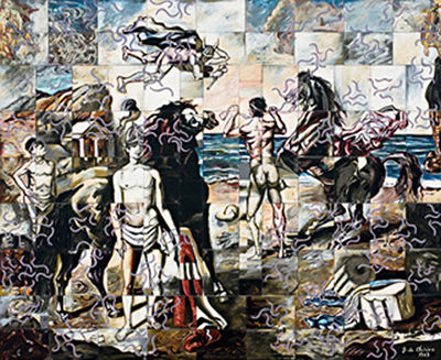 La Citta Di Riga, 1987 by Imants Tillers - Auction record, sale price, and art valuation. Compare with similar artists and explore comparable artworks.