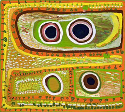 Pirrilanji by Jukuna Mona Chuguna - Auction record, sale price, and art valuation. Compare with similar artists and explore comparable artworks.
