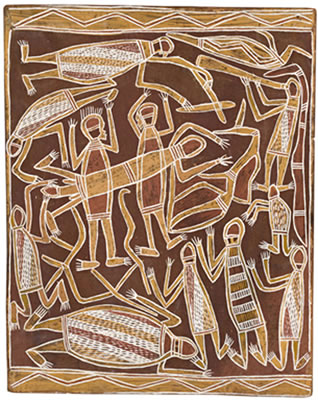 Circumcision Story by Mick Magani - Auction record, sale price, and art valuation. Compare with similar artists and explore comparable artworks.