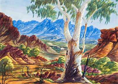 Untitled by Ewald Namatjira - Auction record, sale price, and art valuation. Compare with similar artists and explore comparable artworks.
