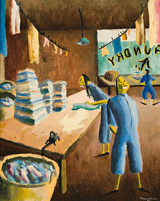 Chinese Laundry by Peter Purves-Smith - Auction record, sale price, and art valuation. Compare with similar artists and explore comparable artworks.