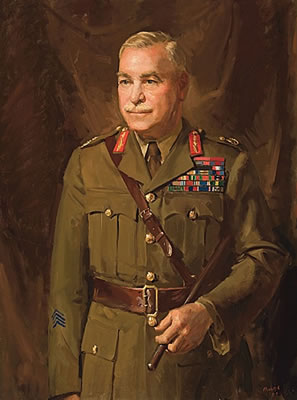 Portrait Of Field Marshall Sir Thomas Blamey, 1951