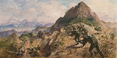 Battle Of The Hinge, Korea, 7th October 1951