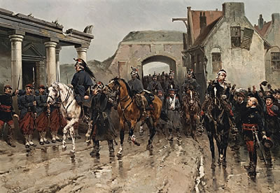 Sample artwork by Hermanus Willem Koekkoek (1867 - 1929), known for landscape, figure, genre painting - View similar artists and auction records