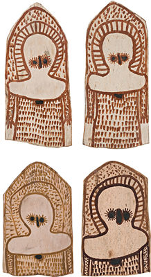 Sample artwork by Ignatia Djanghara (Born c.1930), known for aboriginal painting - View similar artists and auction records