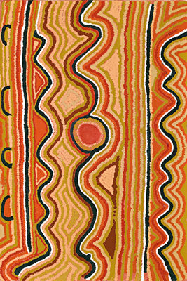 Sample artwork by Michael Mutji (c.1940 - 2002), known for aboriginal art - View similar artists and auction records