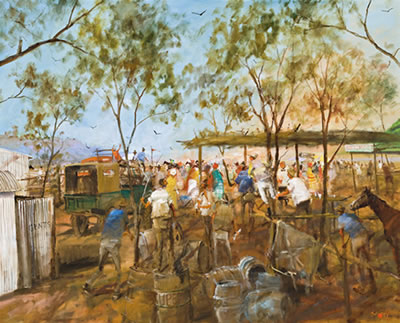 How the Flier won the Cloncurry Cup, North West Queensland
