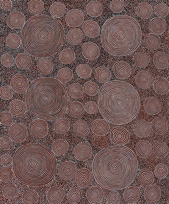 Sample artwork by Anatjari Tjakamarra (c.1930 - 1992), known for aboriginal painting - View similar artists and auction records