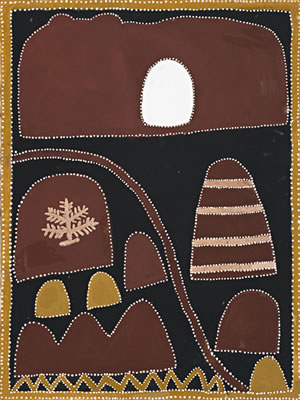 Nyutburria Dilmadi (My Mother Country) by Queenie McKenzie - Auction record, sale price, and art valuation. Compare with similar artists and explore comparable artworks.