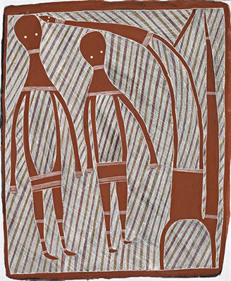 Sample artwork by Philip Gudthaykudthay (Born 1935), known for aboriginal art and sculpture - View similar artists and auction records