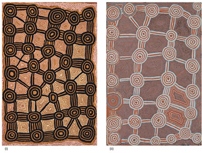 Tingari at Mitukatjirri (a pair) by John John Bennett Tjapangati - Auction record, sale price, and art valuation. Compare with similar artists and explore comparable artworks.