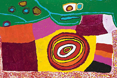 Back of Oaktree Point by Netta Loogatha Birrmuyingathi Maali - Auction record, sale price, and art valuation. Compare with similar artists and explore comparable artworks.