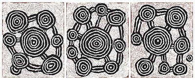 Sample artwork by Pinta Pinta Tjapanangka (c. 1937 - 1999), known for aboriginal art - View similar artists and auction records