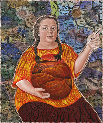 SELF PORTRAIT: BUDJARRI (PREGNANT)