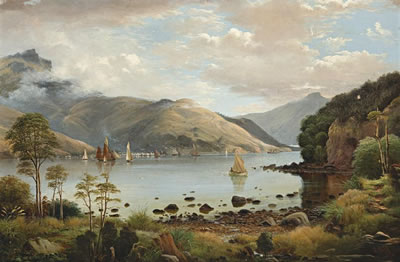 AKAROA, NEW ZEALAND by John Gibb - Auction record, sale price, and art valuation. Compare with similar artists and explore comparable artworks.