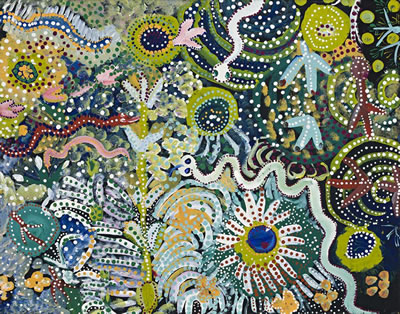 KALAYA PULKANA by Alkawari Dawson - Auction record, sale price, and art valuation. Compare with similar artists and explore comparable artworks.