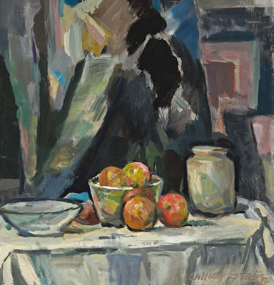 STILL LIFE WITH RED APPLES, 1970