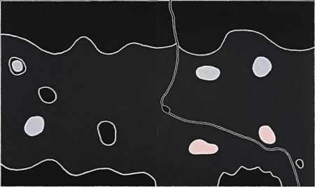 Sample artwork by Freddy Timms (1944/46 - 2017), known for aboriginal painting - View similar artists and auction records