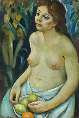 Nude with Fruit