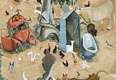 Construction with Wrecks, Dunny and Bull by William Robinson - Auction record, sale price, and art valuation. Compare with similar artists and explore comparable artworks.