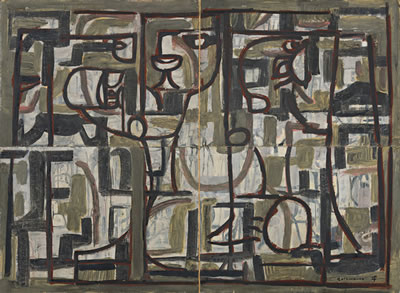 Gethsemane by Ian Fairweather - Auction record, sale price, and art valuation. Compare with similar artists and explore comparable artworks.