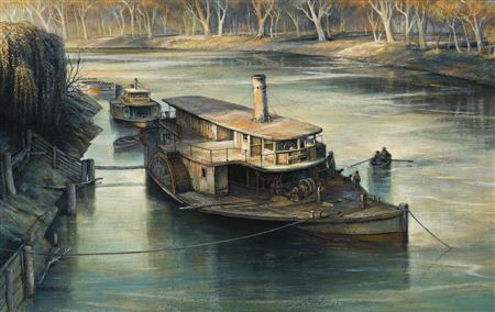 MURRAY RIVER PADDLE STEAMERS (P.S. MELBOURNE AND P.S. EDWARDS), 1973