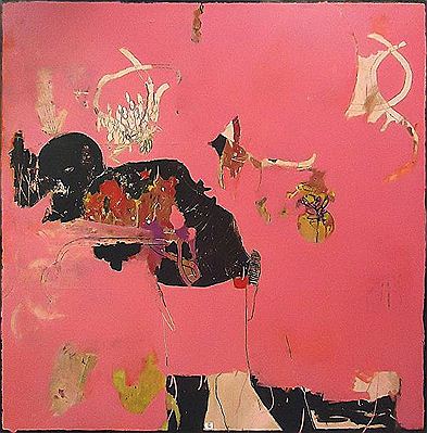 Sans titre (guerrier/ fond rose) by Philippe Croq - Auction record, sale price, and art valuation. Compare with similar artists and explore comparable artworks.