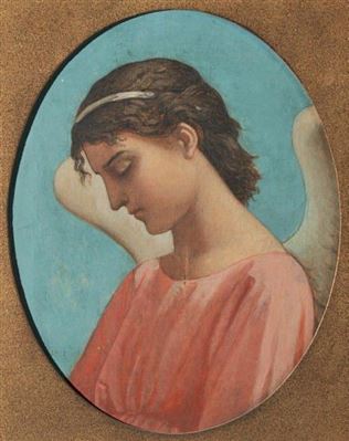 Figure d'ange Etude by Romain Cazes - Auction record, sale price, and art valuation. Compare with similar artists and explore comparable artworks.