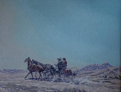 Sample artwork by Tom Lea (1907 - 2001), known for illustration, cattle ranching scene painting, mural - View similar artists and auction records