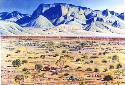 Pulliam Bluffs, Chisos Mountains 1984
