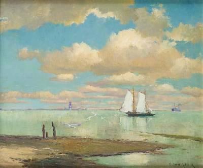 Seascape by Charles Altheide - Auction record, sale price, and art valuation. Compare with similar artists and explore comparable artworks.