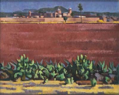 Hacienda del Mal Paso by Loren Mozley - Auction record, sale price, and art valuation. Compare with similar artists and explore comparable artworks.