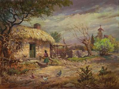 Across the Border in Old Mexico by Granville Bruce - Auction record, sale price, and art valuation. Compare with similar artists and explore comparable artworks.