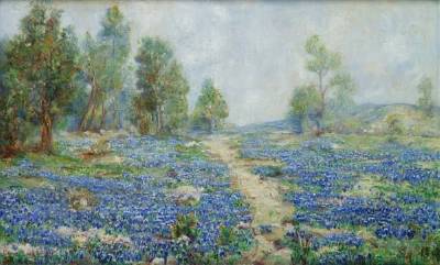 Sample artwork by Edna Crocker (1877 - 1942), known for wildflower landscape - View similar artists and auction records