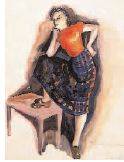 Dammit-t'-hell Woman by Lucille Jeffries - Auction record, sale price, and art valuation. Compare with similar artists and explore comparable artworks.