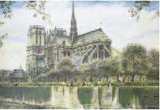 Notre Dame by Harry Worthman - Auction record, sale price, and art valuation. Compare with similar artists and explore comparable artworks.