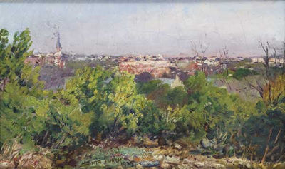 View from the Hilltop of Incarnate Word, 1925