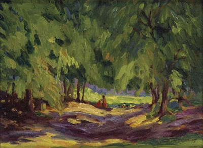 Sample artwork by Pearl Shockley (1881 - 1959), known for landscape - View similar artists and auction records
