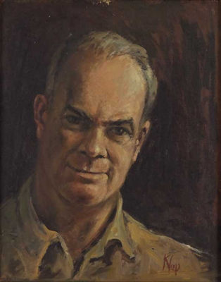Portrait of Frank Earl Klepper: Self-portrait