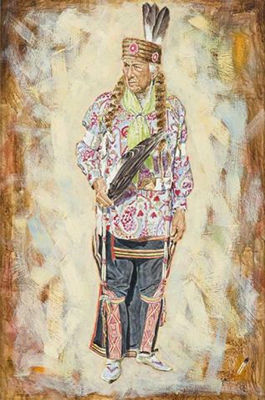 Pony Chief by Bob Moline - Auction record, sale price, and art valuation. Compare with similar artists and explore comparable artworks.
