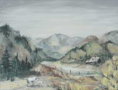 Mountain Landscape by Bertha Landers - Auction record, sale price, and art valuation. Compare with similar artists and explore comparable artworks.