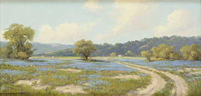 Outside Fredericksburg by Roland Delbert Enright - Auction record, sale price, and art valuation. Compare with similar artists and explore comparable artworks.