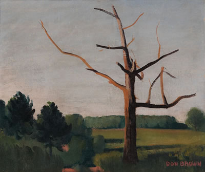 The Veteran 1933 by Don Adair Brown - Auction record, sale price, and art valuation. Compare with similar artists and explore comparable artworks.