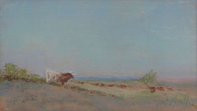 Sample artwork by Jessie Walton (1904 - 1993), known for pastel landscape painting - View similar artists and auction records