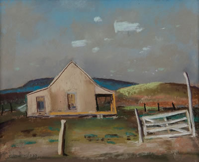 Old Farm Gate by John Douglass - Auction record, sale price, and art valuation. Compare with similar artists and explore comparable artworks.
