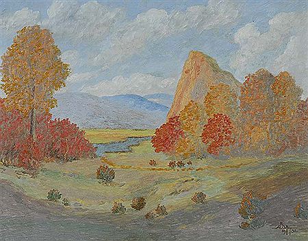 Landscape, 1932 by Arthur Jeffreys - Auction record, sale price, and art valuation. Compare with similar artists and explore comparable artworks.