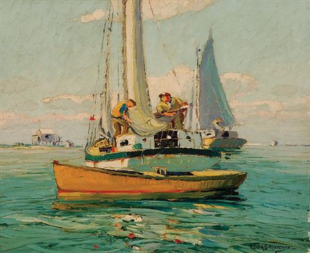 Sailboat in Galveston