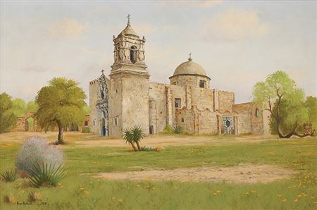 Sample artwork by Hugo Herbeck (1923 - 2009), known for texas landscape painting - View similar artists and auction records